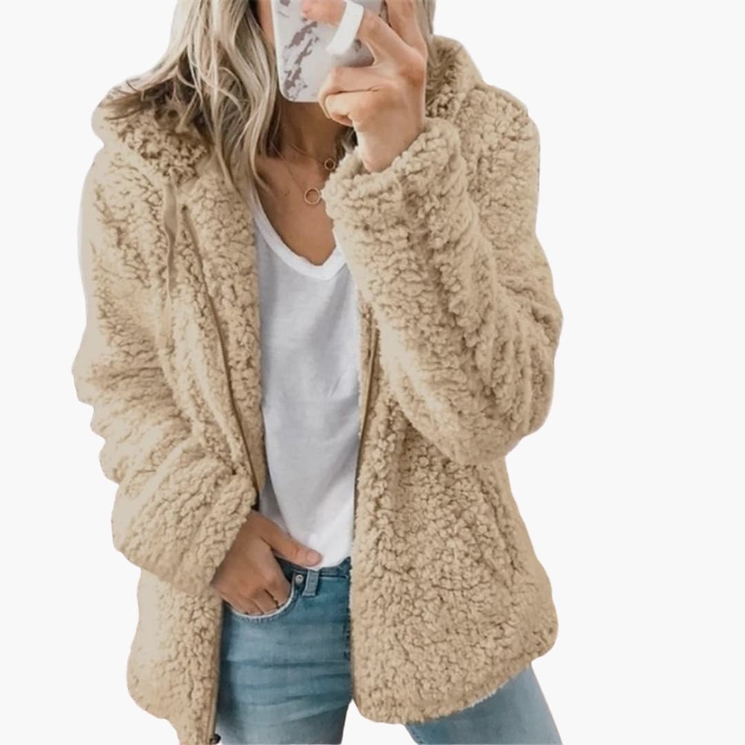 Womens Open Front Hoodie Lightweight Relaxed Fit