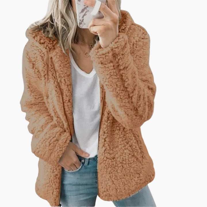 Womens Open Front Hoodie Lightweight Relaxed Fit