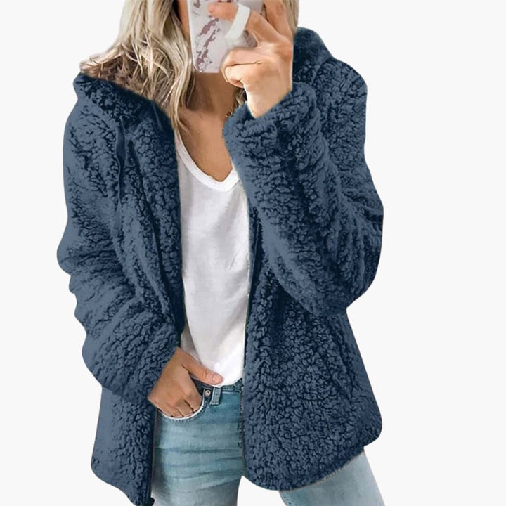 Womens Open Front Hoodie Lightweight Relaxed Fit