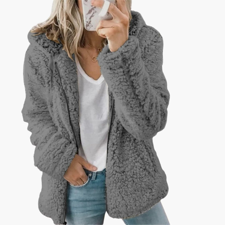 Womens Open Front Hoodie Lightweight Relaxed Fit