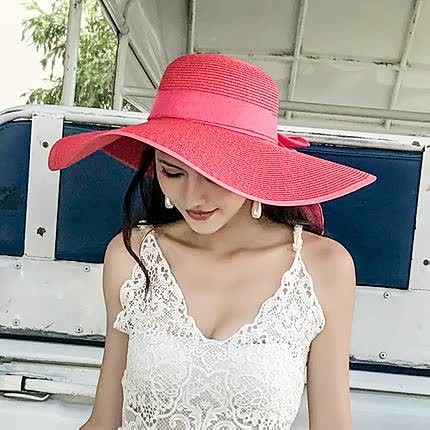 Womens Sun Hat with Flexible Brim Minimalist Crown