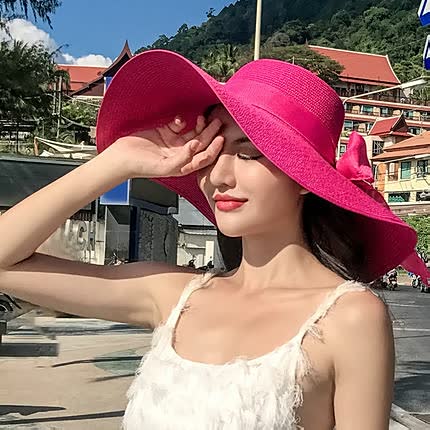 Womens Sun Hat with Flexible Brim Minimalist Crown