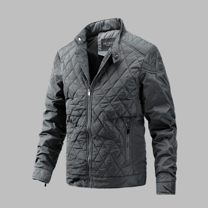 Mens Quilted Jacket Lightweight Transitional Fit