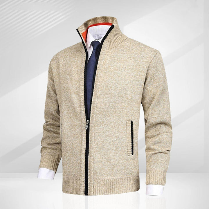 Mens Waterproof Jacket with Zipper Closure - BritishMode