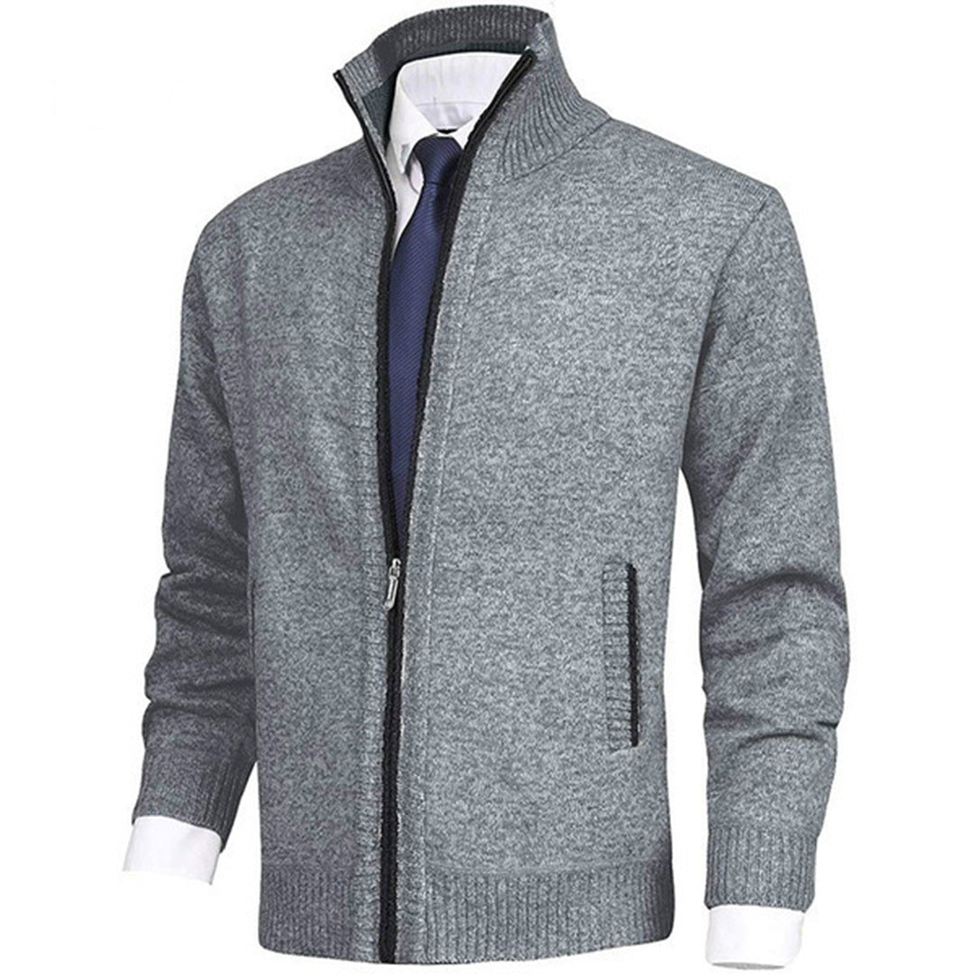 Mens Waterproof Jacket with Zipper Closure