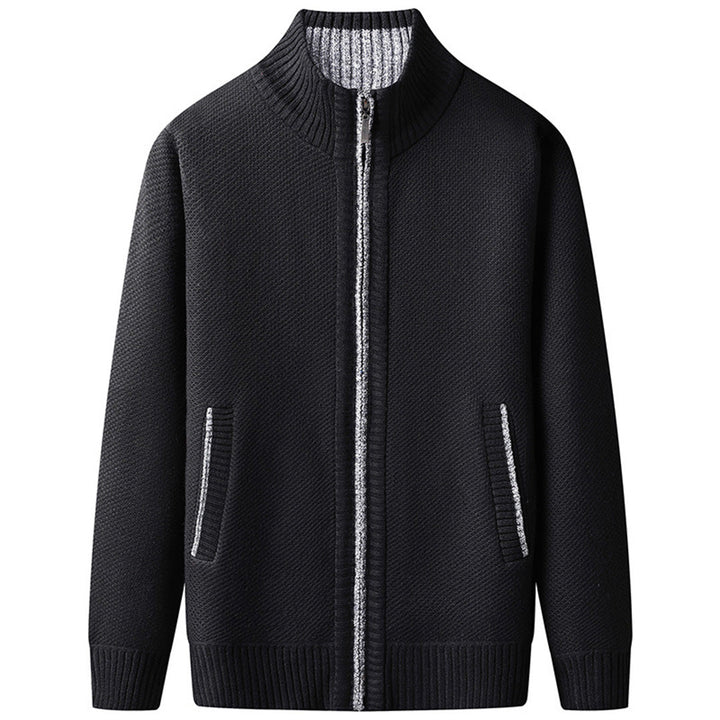 Mens Waterproof Jacket with Zipper Closure