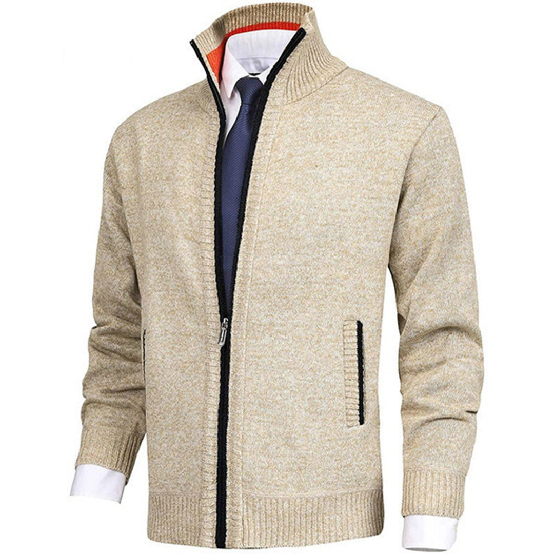Mens Waterproof Jacket with Zipper Closure