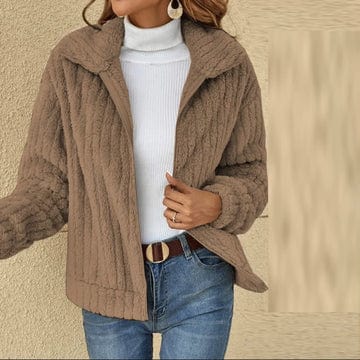 Unisex Ribbed Winter Jacket Warm Fit