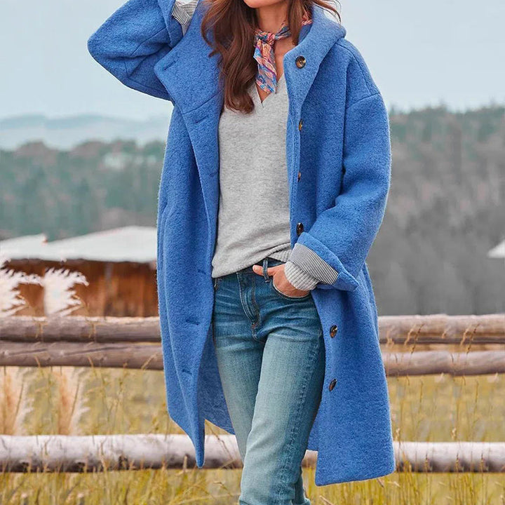Womens Fashion Coat Elegant Tailored Fit