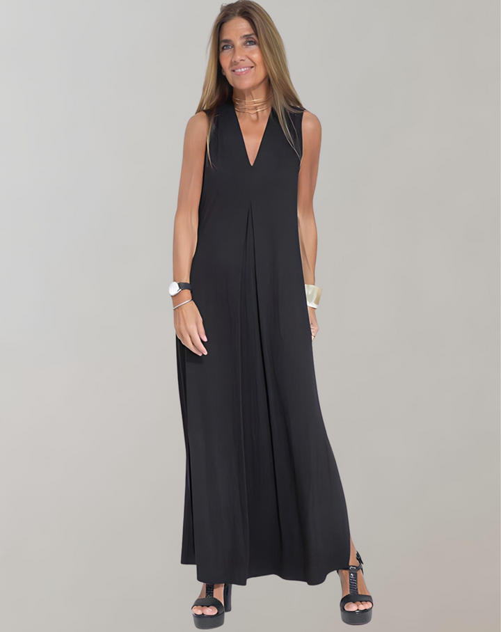 Womens Maxi Dress V-Neck Summer Style - BritishMode