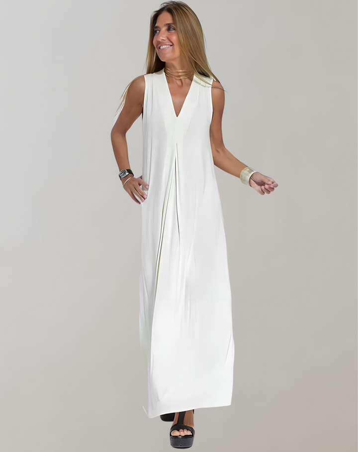 Womens Maxi Dress V-Neck Summer Style