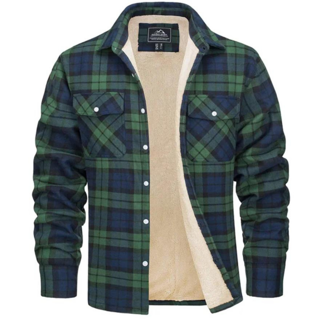Mens Winter Jacket Quilted Insulated Warm Fit