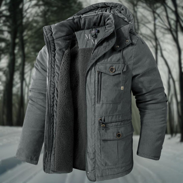 Mens Winter Jacket Insulated Warm Fit