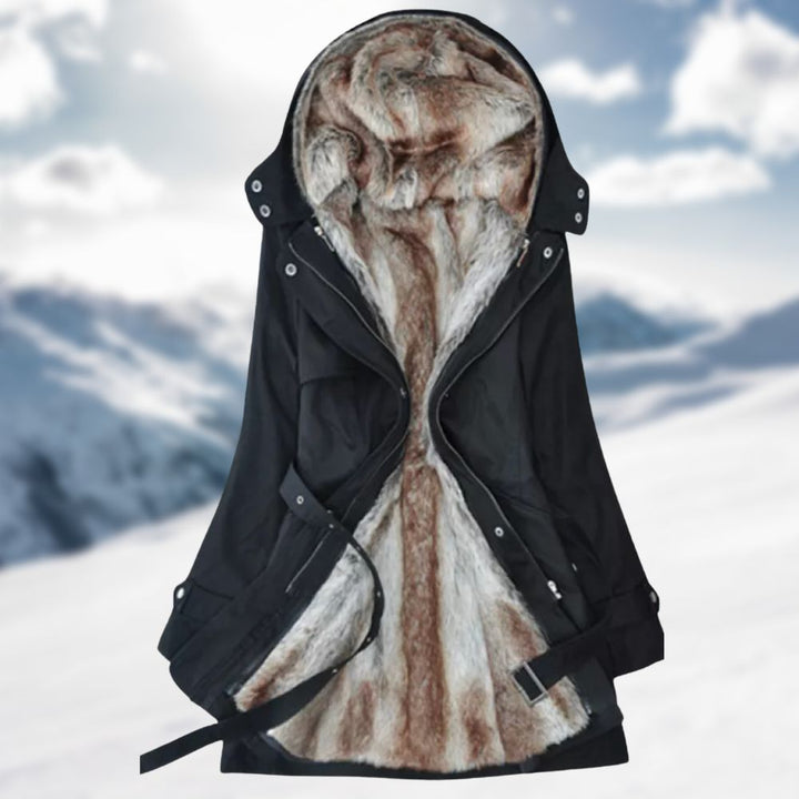 Womens Winter Jacket with Warm Fleece Insulation