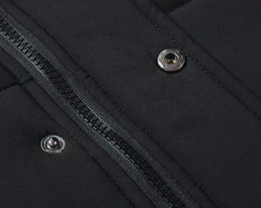 Mens Insulated Parka with Fur-Lined Hood