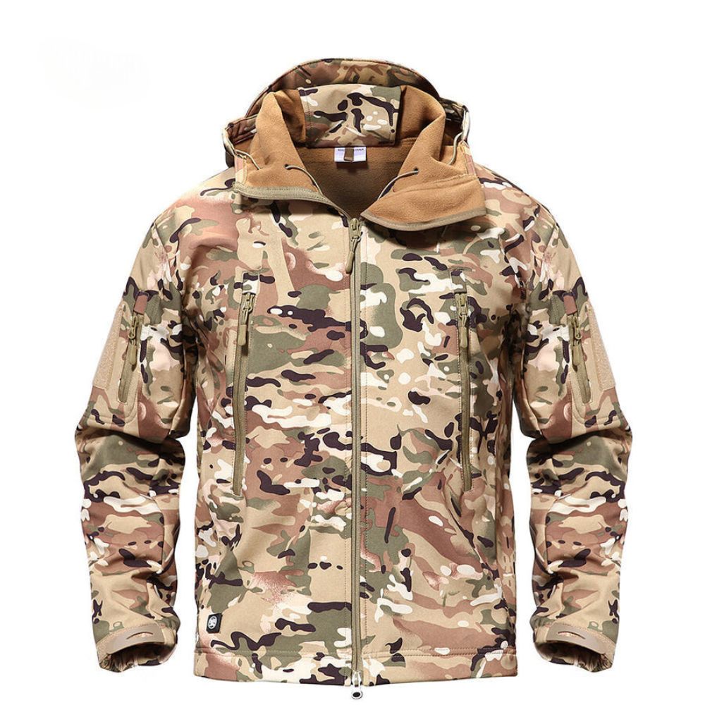 Mens Thermal Fleece Jacket Waterproof Windproof