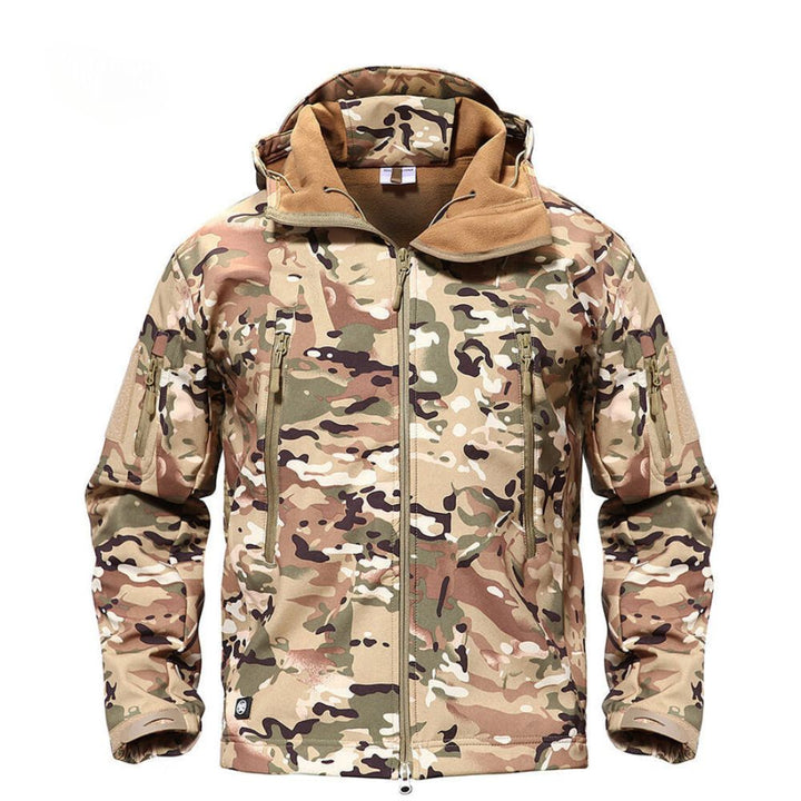 Mens Thermal Fleece Jacket Waterproof Windproof