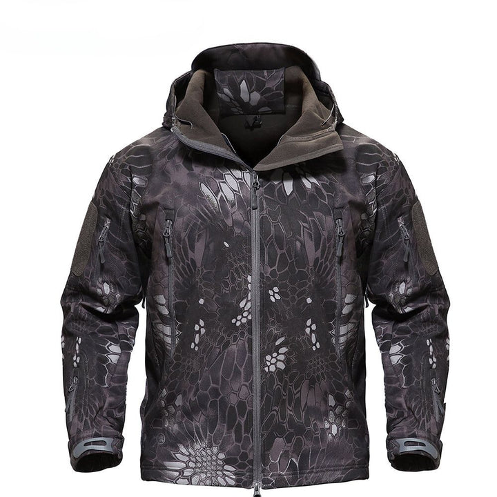 Mens Thermal Fleece Jacket Waterproof Windproof
