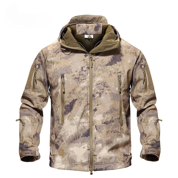 Mens Thermal Fleece Jacket Waterproof Windproof
