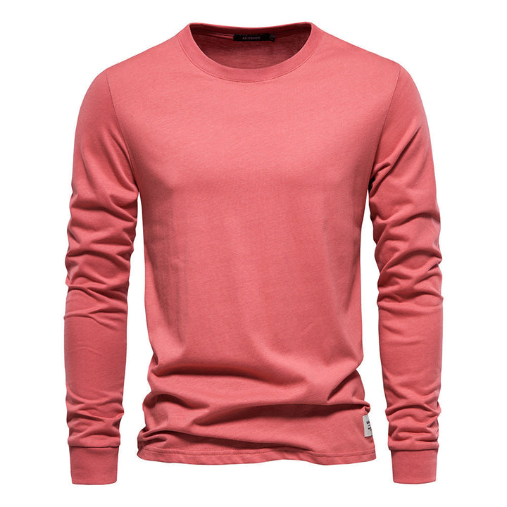 Mens Long-Sleeve T-Shirt Cotton Classic Fit