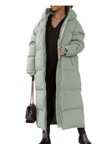 Womens Down Parka Coat Thick Insulated Warm Fit - BritishMode