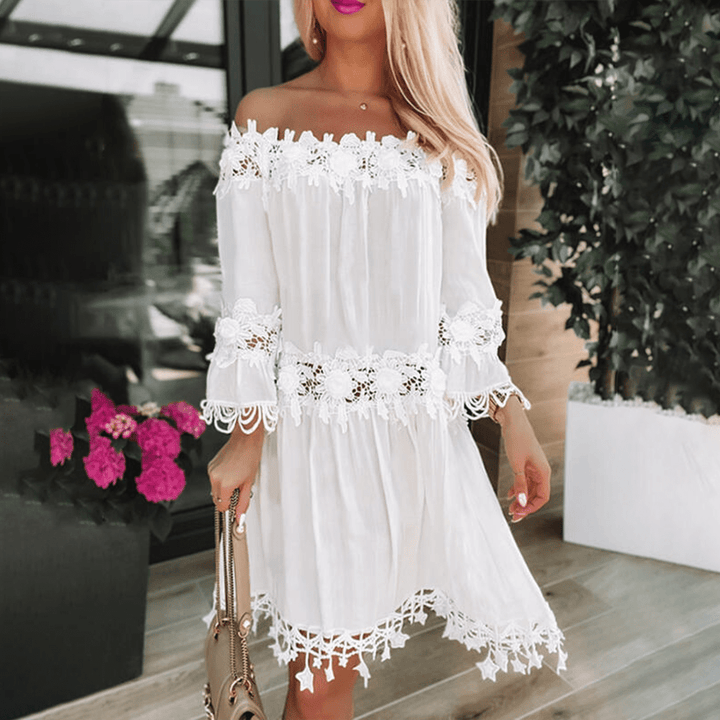 Womens Floral Dress Lightweight Summer Fit