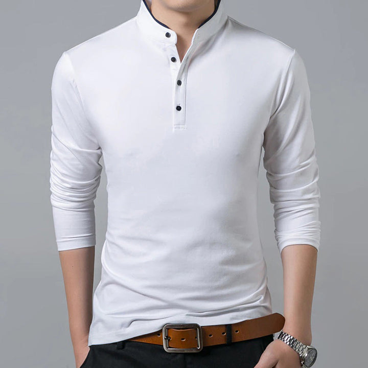 Mens Polo Shirt Classic Fit Cotton Blend