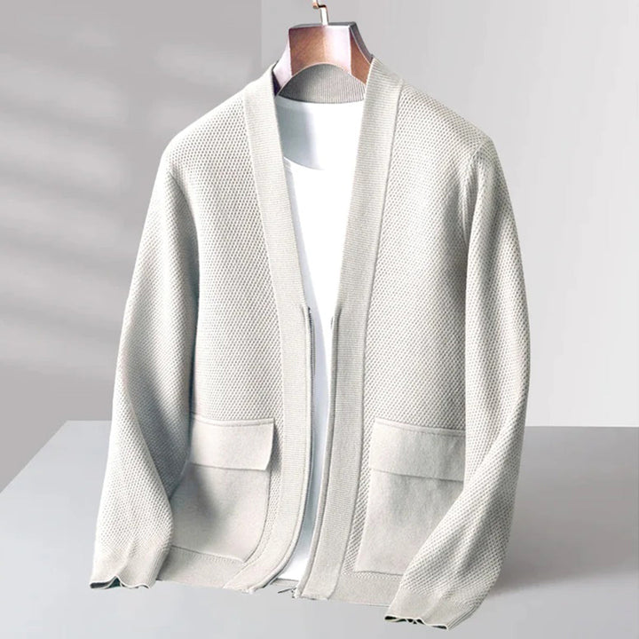 Unisex Wool Blend Cardigan Classic Fit
