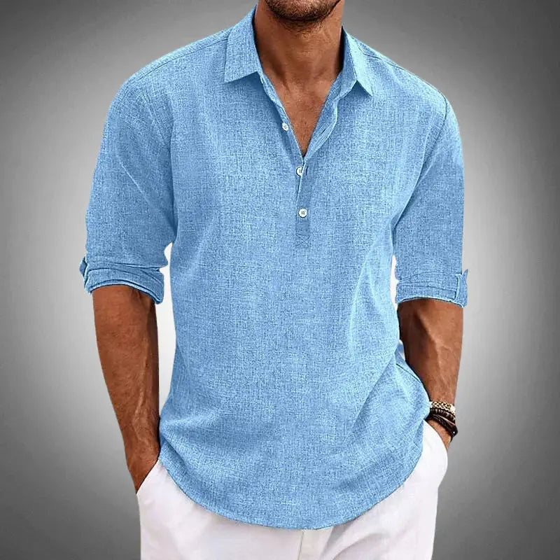 Mens Casual Shirt Relaxed Fit - BritishMode