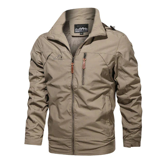Unisex Wind Jacket Polyester Blend Lightweight Windproof