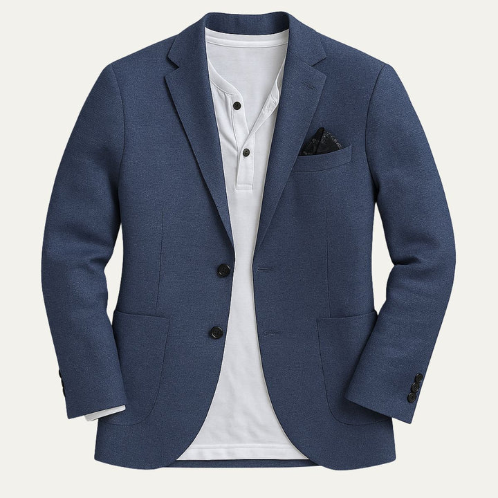 Mens Blazer Linen Cotton Relaxed Fit