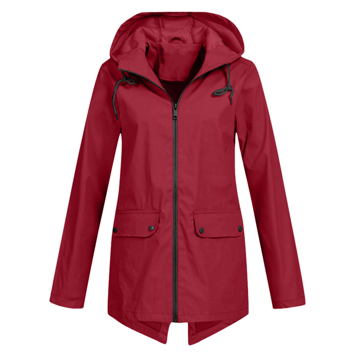 Womens Hooded Parka Coat Waterproof