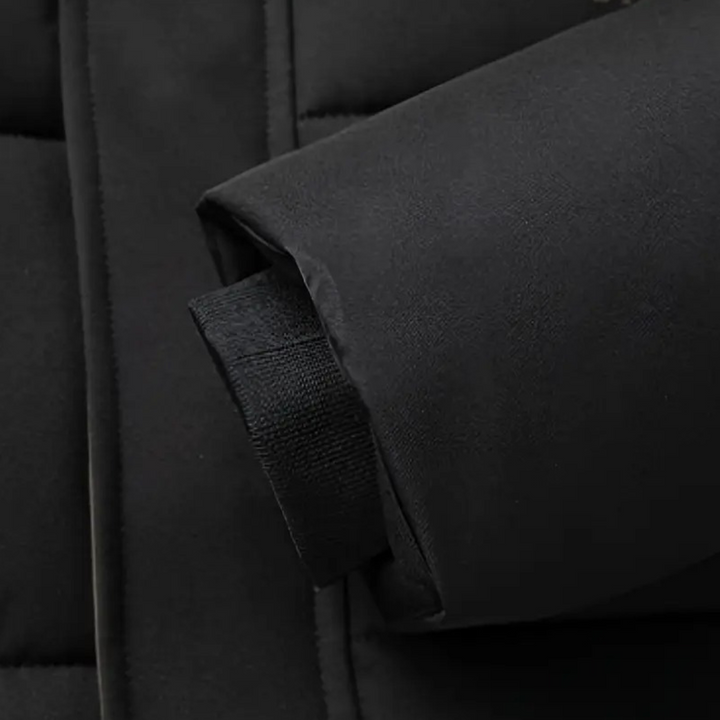 Mens Insulated Puffer Jacket with Hood Technical Fit