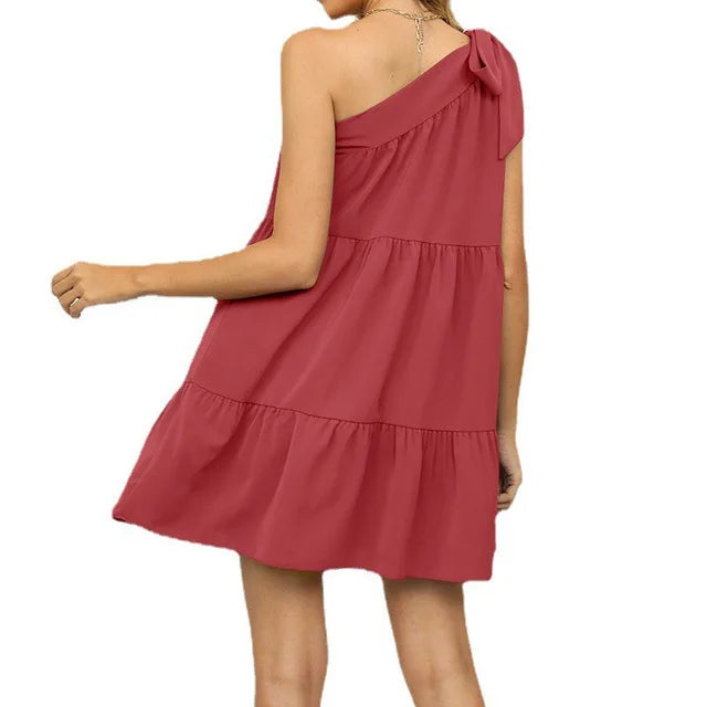 Womens Mini Dress Lightweight Casual Fit