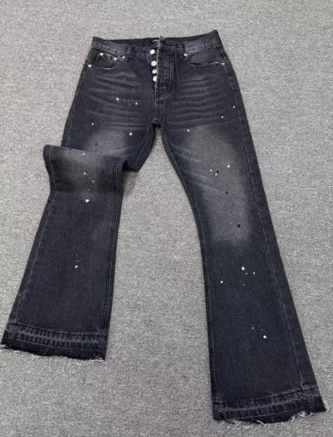 Womens High-Waisted Wide Leg Jeans Denim Relaxed Fit