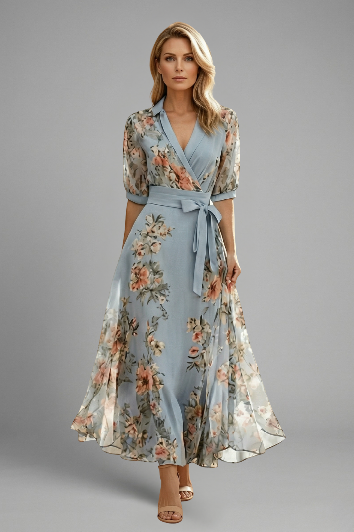 Womens Floral Dress with Everyday Elegant Fit