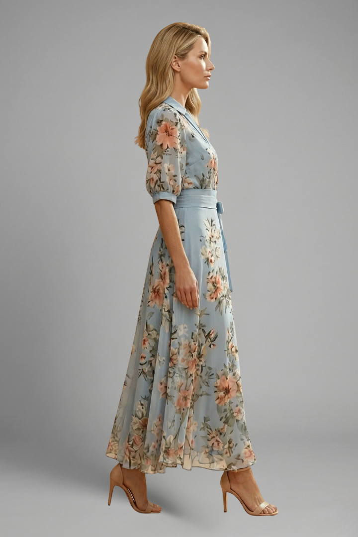 Womens Floral Dress with Everyday Elegant Fit