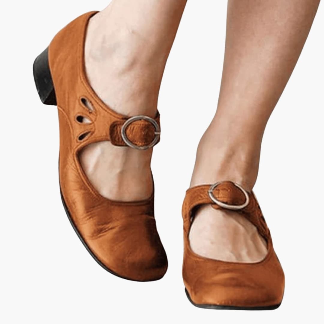 Womens Orthopedic Sandals with Supportive Footbed and Strap Closure - BritishMode