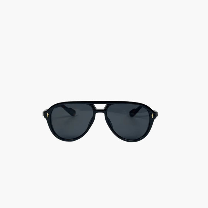 Womens Pilot Sunglasses UV Protection Bold Brow Line