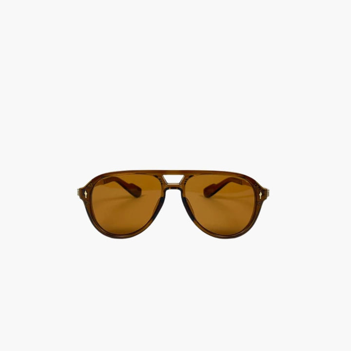 Womens Pilot Sunglasses UV Protection Bold Brow Line