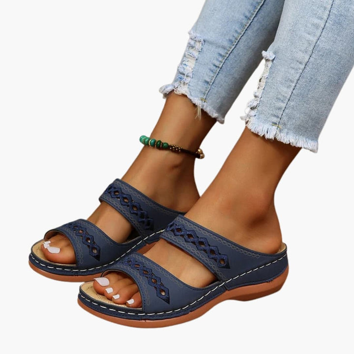 Womens Sandals with Adjustable Straps and Arch Support