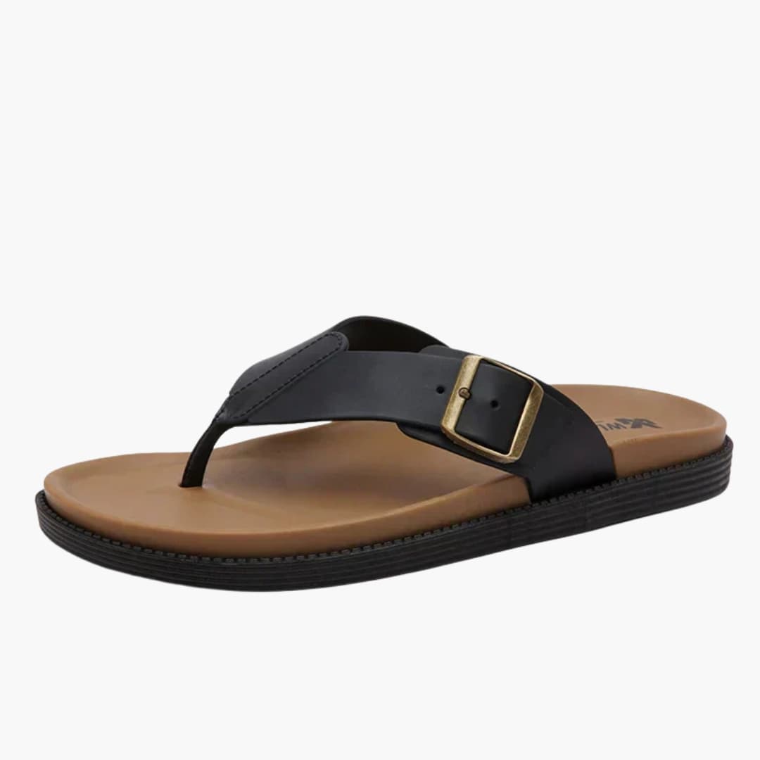 Mens Wide Fit Sandals Cushioned Insole Lightweight Sole - BritishMode