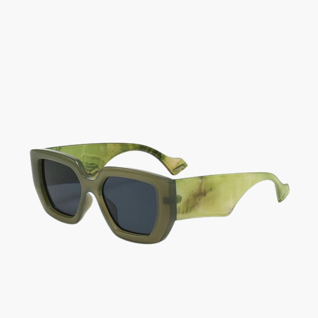 Womens Square Sunglasses UV Protection Full Rim - BritishMode