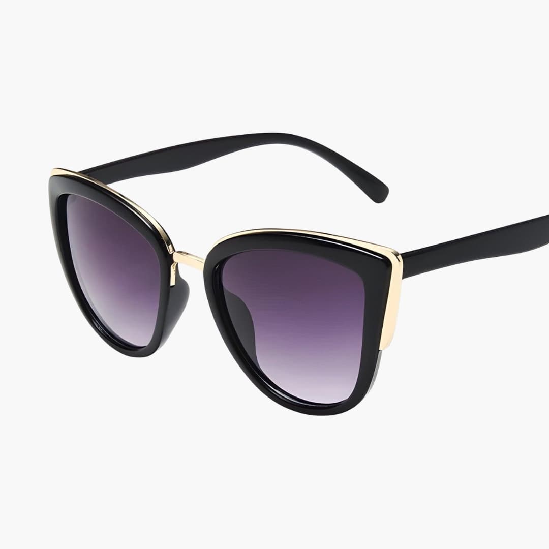Womens Sunglasses Cat Eye Frame Gradient Lens - BritishMode