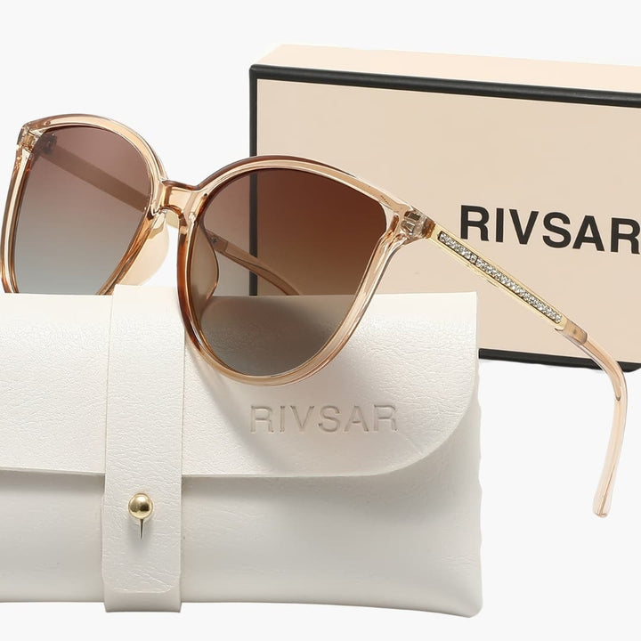 Womens Sunglasses Cat Eye Frame Polarized Lenses