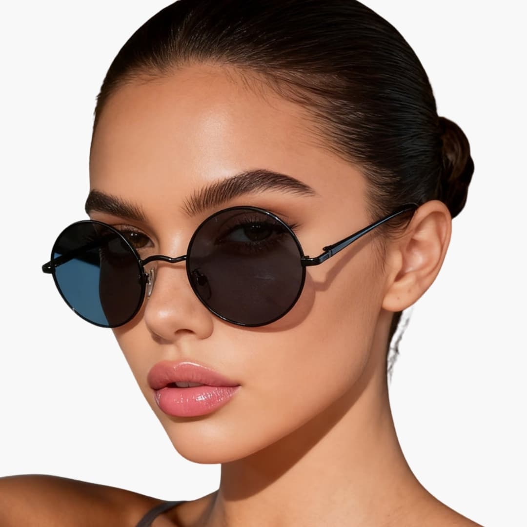 Womens Sunglasses Metal Frame Polycarbonate Lenses - BritishMode