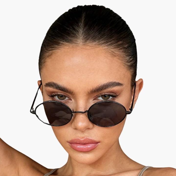 Womens Sunglasses Metal Frame Polycarbonate Lenses