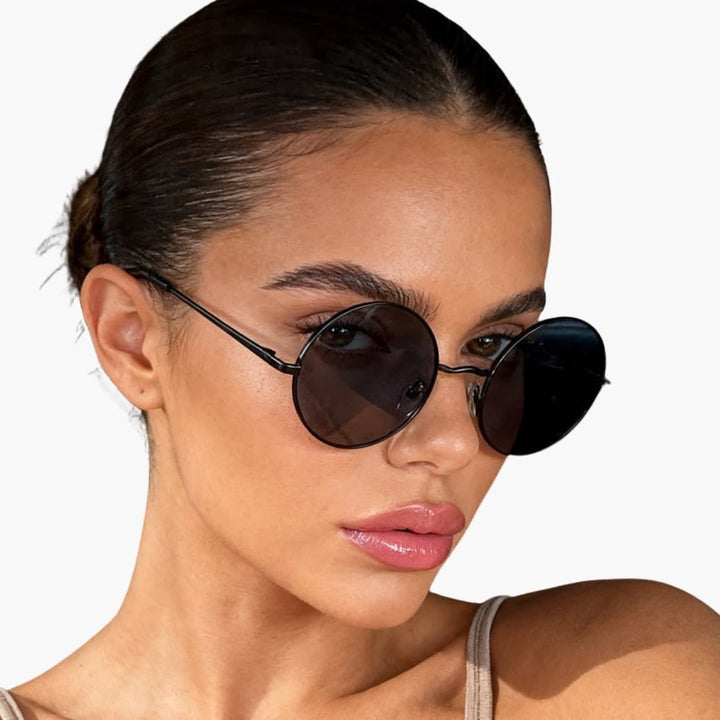 Womens Sunglasses Metal Frame Polycarbonate Lenses