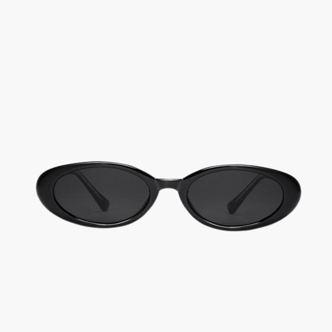 Womens Sunglasses Oval Lenses Slim Frame