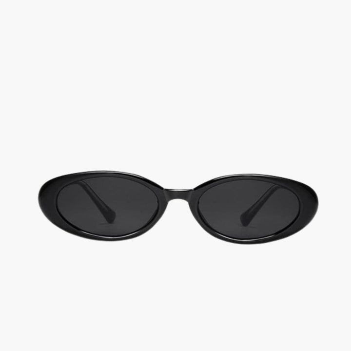 Womens Sunglasses Oval Lenses Slim Frame